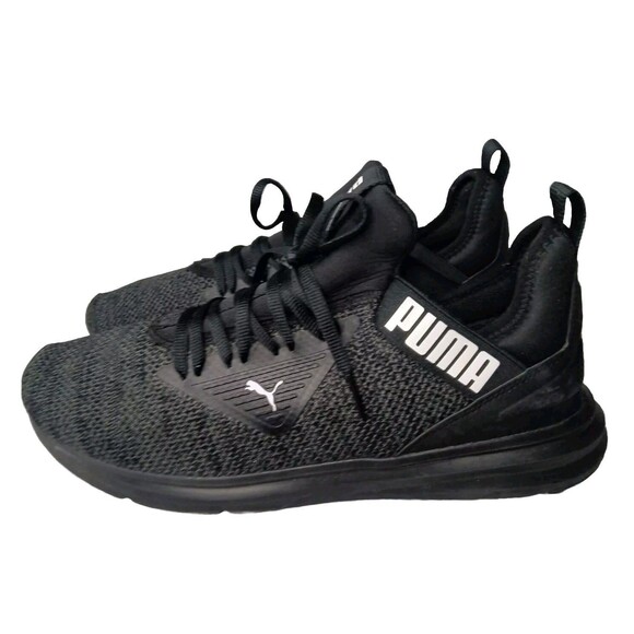 Puma Enzo Beta Shoes Men's Size 12 Woven Running Sneakers Black - Picture 2 of 9